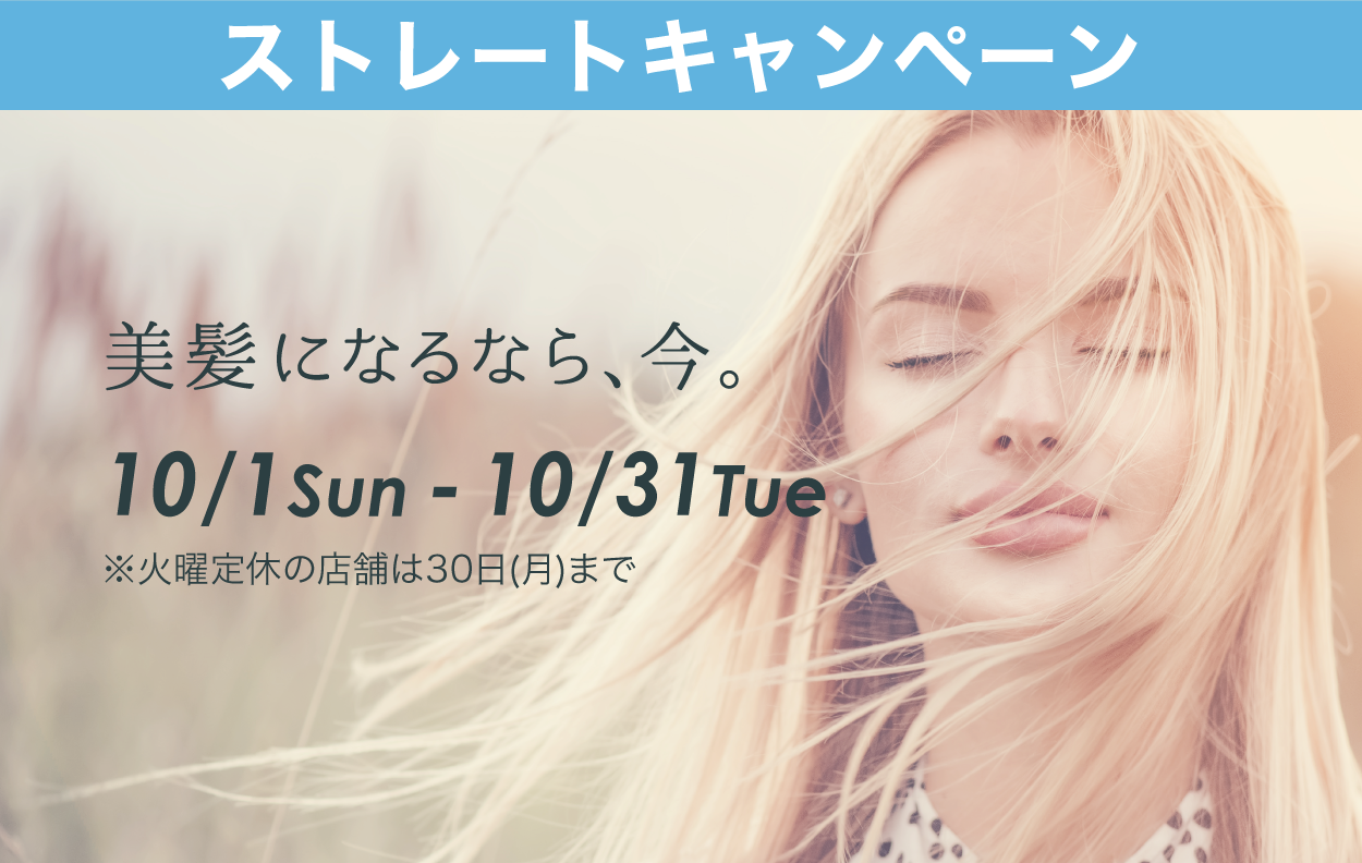 【10月】ストレートキャンペーン